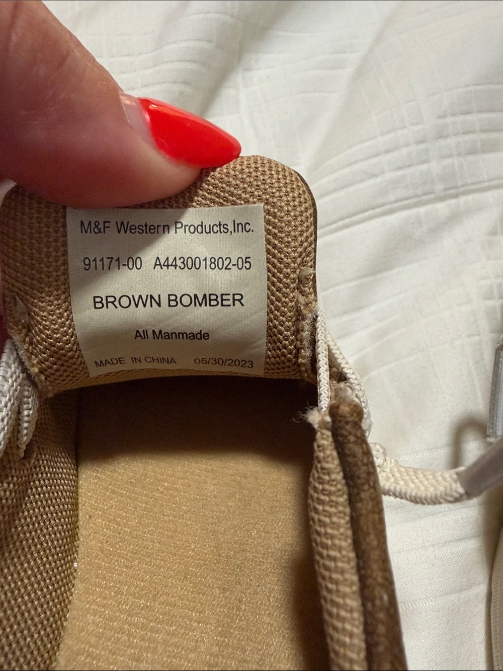 Ariat Kids Brown Leather Boat Shoes with White Accents NWOT - Picture 2 of 3